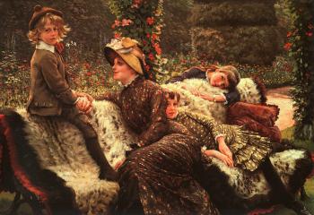 詹姆斯 蒂索 Le Banc de Jardin,The Garden Bench 詹姆斯 蒂索 Le Banc de Jardin,The Garden Bench